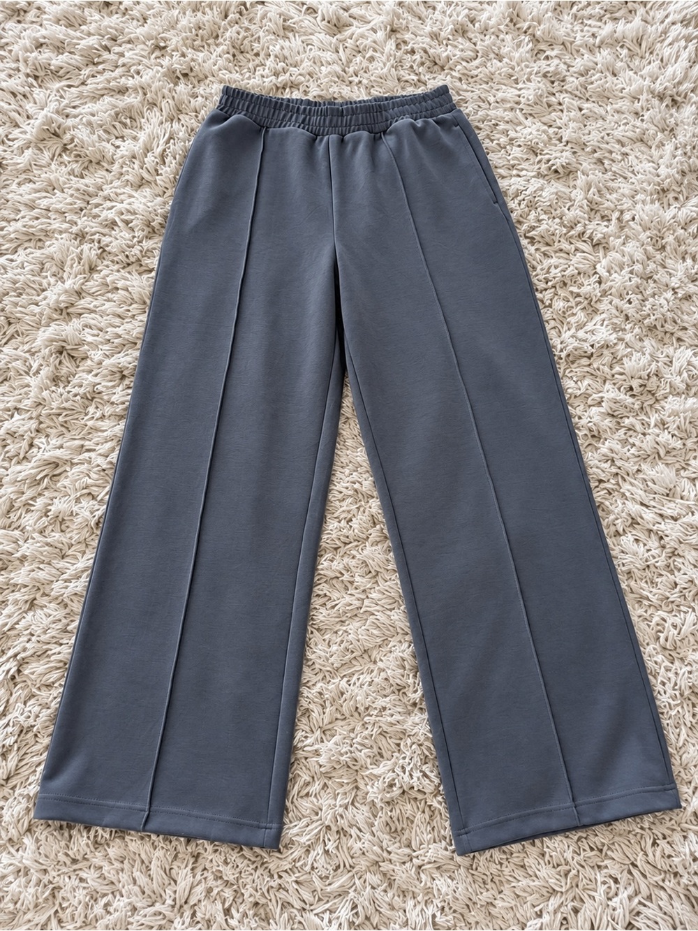 Liquid Energy Woman’s Charcoal Wide Leg Pants Size M Lightweight Stretch